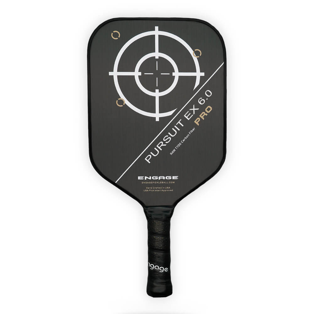 Engage Pursuit Pro EX 6.0 Carbon Fiber Pickleball Paddle Fast, Free