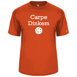 Men's Carpe Dinkem Core Performance T-Shirt in Burnt Orange