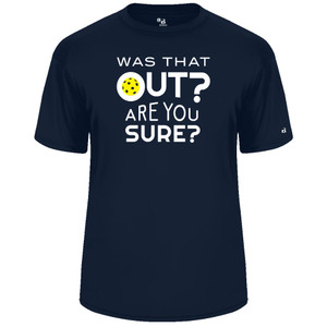 Men's Was That Out Core Performance T-Shirt in Navy
