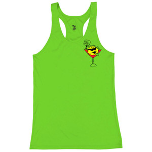 Women's Martini Core Performance Racerback Tank in Lime