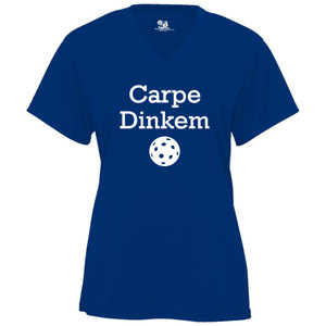 Women's Carpe Dinkem Core Performance T-Shirt in Royal