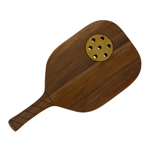 Large Sycamore Wood Pickleball Paddle Charcuterie Board with Pickleball