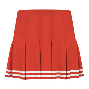 The Original Penguin Pleated Skort in Fiesta red