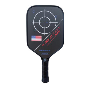 Engage Pursuit Pro EX 6.0 Carbon Fiber Paddle shown in the Red/White/Blue colorway