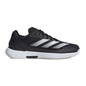 View of the adidas Defiant Speed 2 Men's Shoe shown in Black/White/Grey