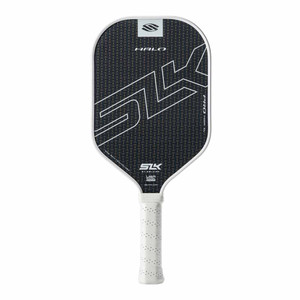 Front view of the Selkirk SLK Halo Pro XL Pickleball Paddle shown in Blue.