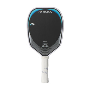 Avoura Rivelle Blue hybrid pickleball paddle front view