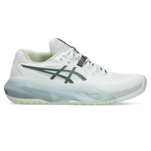 ASICS Gel-Resolution X Court Shoe - Women's - White/Monument Blue - Side view