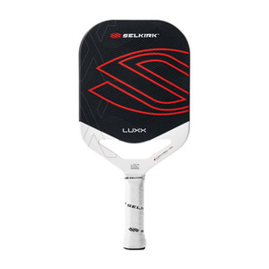 Selkirk LUXX Control Air InfiniGrit Epic Pickleball Paddle Black and White Front View