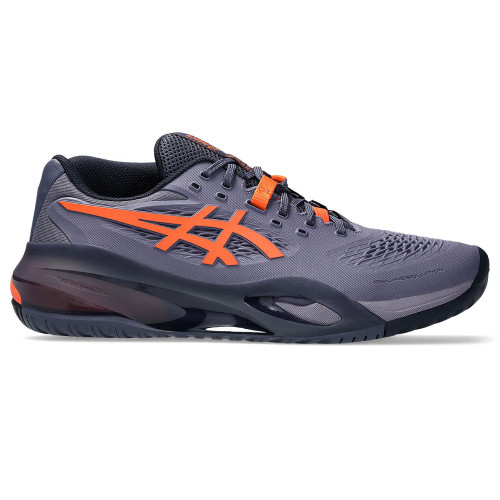 ASICS Gel-Resolution X Court Shoe - Men's - Greyish Purple/Nova Orange