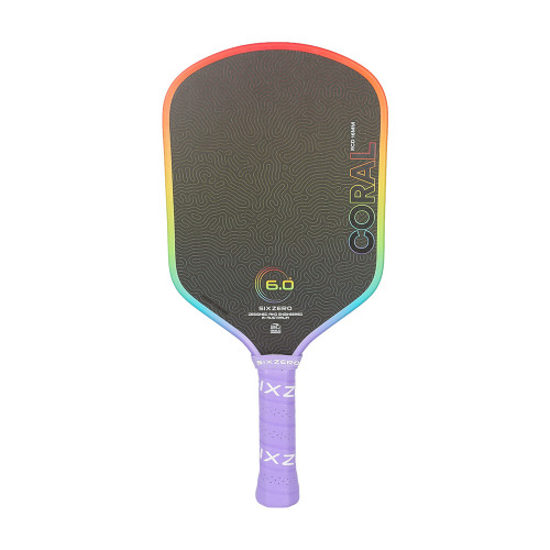 Six Zero Coral 16mm Hybrid Foam Core Pickleball Paddle