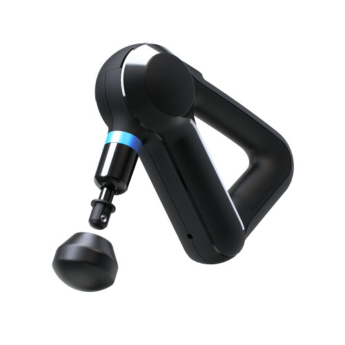 The Theragun Elite Smart Percussive Massager for deep muscle treatment, features Bluetooth connectivity and arrives in a hard travel case. Available in black or white.