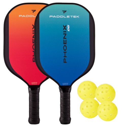 Paddletek Phoenix G6 Composite Bundle in red and blue