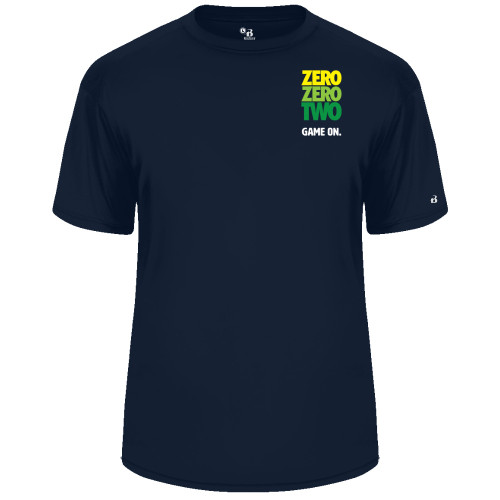 Men's ZZT Green Pro Core Performance T-Shirt in Navy