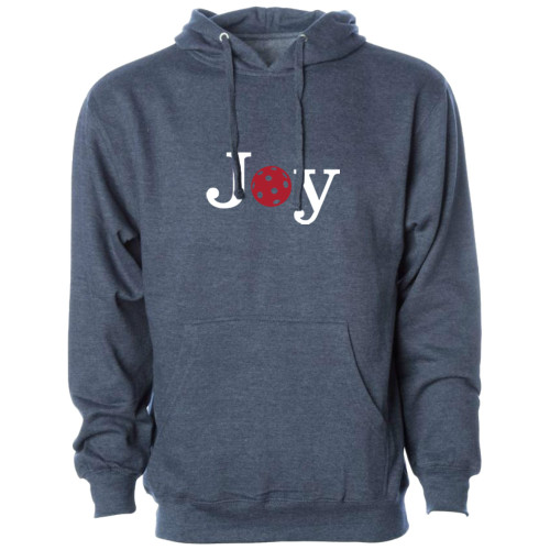 Unisex JOY Hooded Sweatshirt in Navy Heather