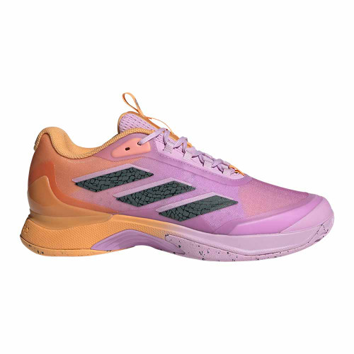 adidas Avacourt 2 Women's Pickleball Shoe shown in  Hazy Orange/Legend Ivy/Bliss Lilac