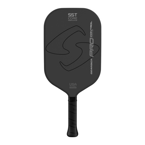 Front facing view of the Gearbox PRO Control Elongated Pickleball Paddle