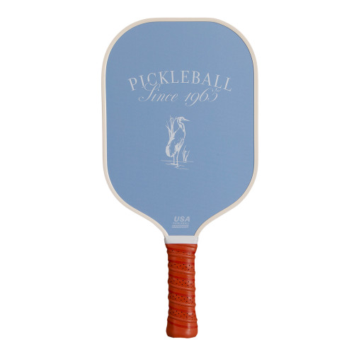 Front view of the Pickleball Central drop. Coastal carbon fiber pickleball paddle.