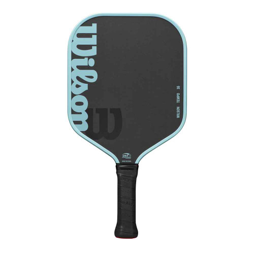 Front view of the Wilson Tempo 16mm Carbon Fiber Pickleball Paddle.