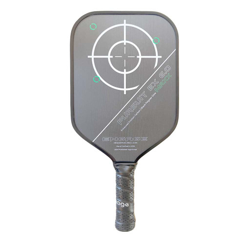 Engage Pursuit MAXX EX 6.0 Friction Carbon Pickleball Paddle shown in Flash Green.