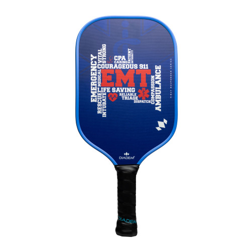 Front view of the Diadem Rush First Responder Series "EMT" Paddle