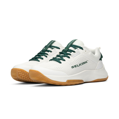 Women's Selkirk CourtStrike 2.0 Pickleball Shoe - White/Dark Green