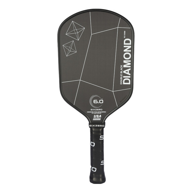Six Zero Double Black Diamond Elongated Pickleball Paddle Six Zero Double Black Diamond Elongated Pickleball Paddle