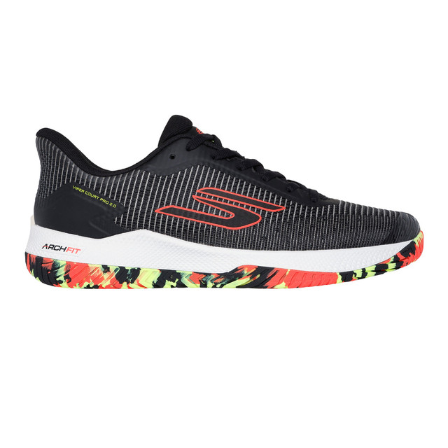 Skechers Viper Court Pro 2.0 Shoe - Men's - Black/Multi Skechers Viper Court Pro 2.0 Shoe - Men's - Black/Multi