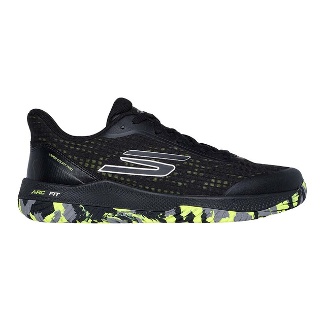 Skechers Viper Court Pro 2.0 Black/White Women's Shoe | Fast, Free