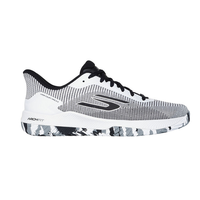 Skechers Viper Court Pro 2.0 Shoe - Men's - White/Black Skechers Viper Court Pro 2.0 Shoe - Men's - White/Black