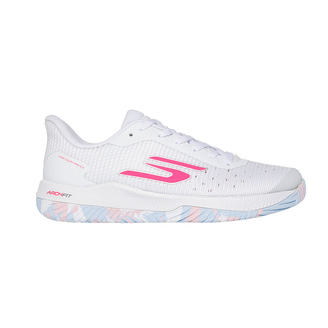 Skechers Viper Court Pro 2.0 Shoe - Women's - White/Multi Skechers Viper Court Pro 2.0 Shoe - Women's - White/Multi