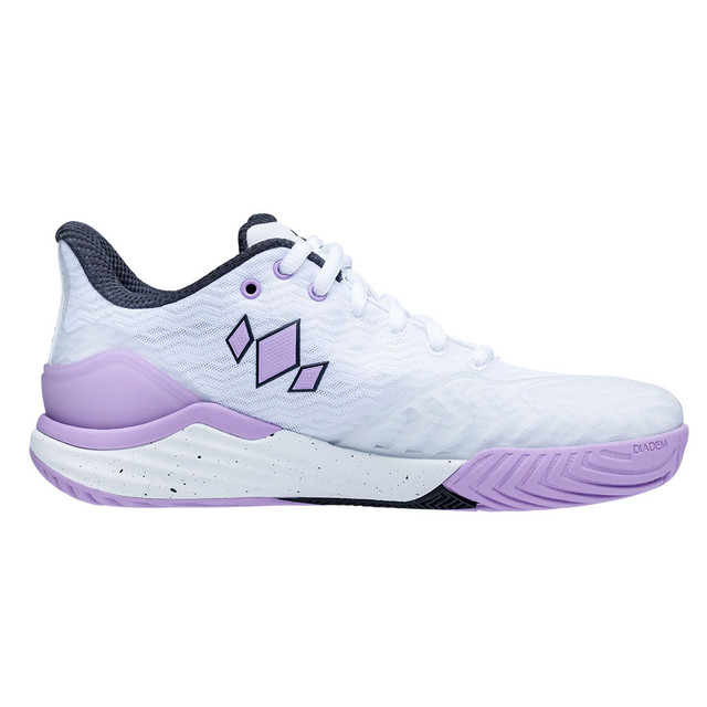 Diadem Court Burst Court Shoe - Women's - White/Purple Diadem Court Burst Court Shoe - Women's - White/Purple