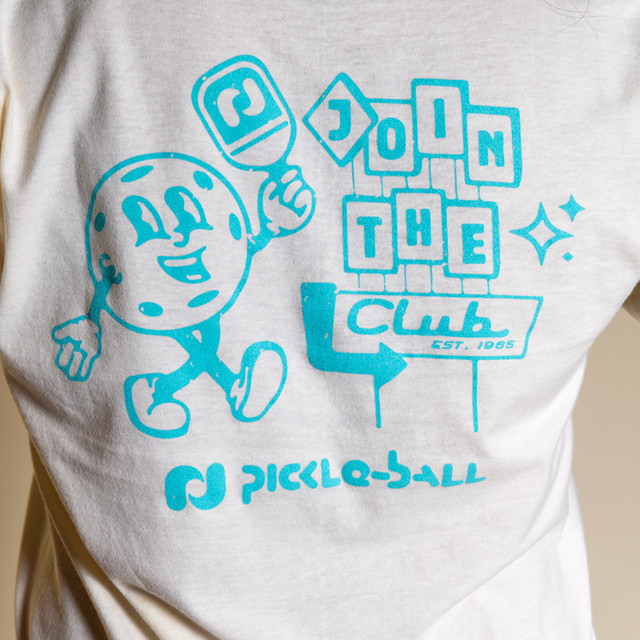 Heritage Pickle-ball Join The Club Retro Ball Tee - Unisex Heritage Pickle-ball Join The Club Retro Ball Tee - Unisex