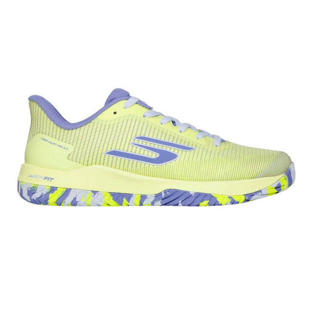 Skechers Viper Court Pro 2.0 Shoe - Women's - Lime/Lavender Skechers Viper Court Pro 2.0 Shoe - Women's - Lime/Lavender