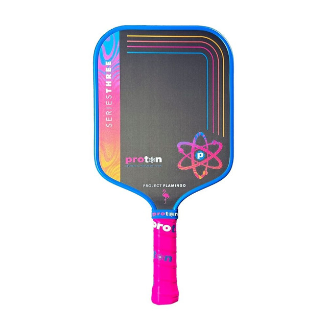 Proton Series Three Project Flamingo 15mm Widebody Pickleball Paddle Proton Series Three Project Flamingo 15mm Widebody Pickleball Paddle
