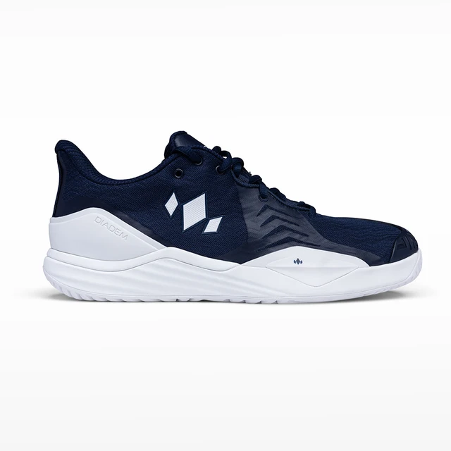 Diadem Court Spec Navy Blue Yellow Tennis Pickleball Shoes Mens‎ 11 CS10096 Diadem Court Burst | Men main image 4