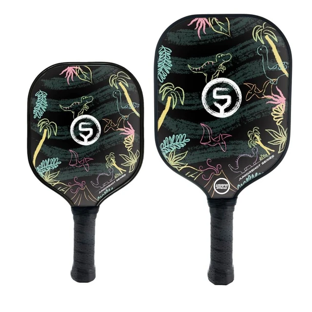 Oneshot Juniorshot Series pickleball paddle designed for young players with shorter handle and lighter weight