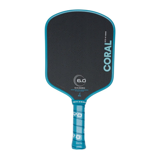 Six Zero Double Black Diamond Elongated Pickleball Paddle - USED