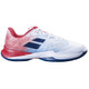 Babolat Jet Mach 3 Court Shoe - White/Estate Blue - Side View