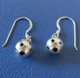 Sterling Silver Pickleball Dangle Earrings