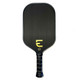 Electrum Model E Pickleball Paddle, polymer core and carbon fiber face, available in black only.