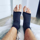 FS6 Performance Foot Sleeve features convenient six-zone compression that reduces pain from plantar fasciitis and swelling. Available in black, sizes extra small through double extra large.