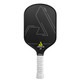 The JOOLA Vision CGS 14 Graphite Paddle features a black paddle surface with the JOOLA logo and white grip with sure-grip technology.