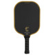 Electrum Pro II Pickleball Paddle in Black with Yellow edge guard