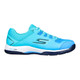 Skechers Viper Court Shoe for women shown in color option Turquoise. Available in sizes 5 to 11