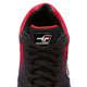 FILA Volley Zone Pickleball Shoe for Men in Black/White/FILA Red, top laces view