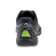 Back heel view of the Black/Lime Tyrol Drive V Court Shoe