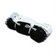 Pickleball Net for Indoor use, black mesh netting with white headband, easily ties to existing standards.