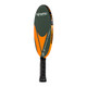 Angled view of the Hunter Green/Inferno Orange ProKennex Kinetic Ovation Speed II Paddle
