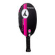 Angled view of the Black/Pink ProKennex Kinetic Ovation Speed II Pickleball Paddle